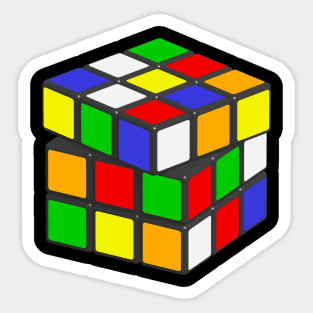 Vintage Rubik Cube Sticker